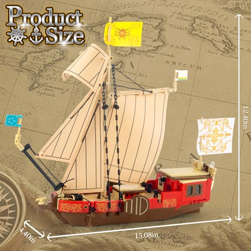 495Pcs Sailboat Building Blocks Set K607853
