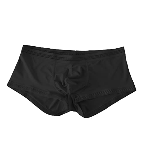 Mens Denim Shorts Boxer Brief Low Rise M9855