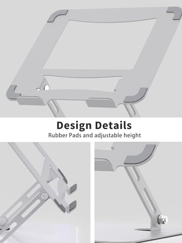 Black Adjustable Metal Laptop Stand T5920