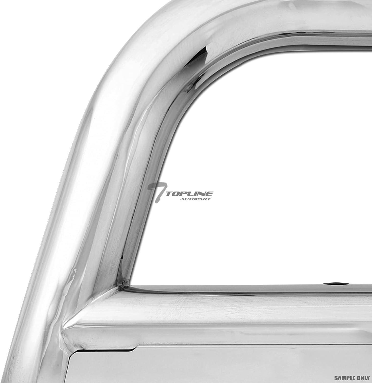 Polished Stainless Steel Bull Bar Front Bumper Grill Guard With Skid Plate Y919