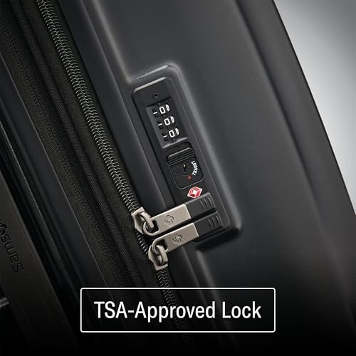 Silver 21-Inch Hardside Expandable Luggage with Spinner Wheels S45759