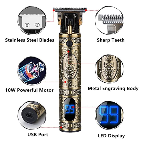 Gold Knight Cordless T Blade Hair Clippers J3849