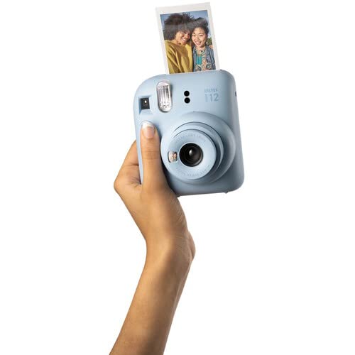 Pastel Blue Instant Camera with 40 Sheets Film Bundle H748762