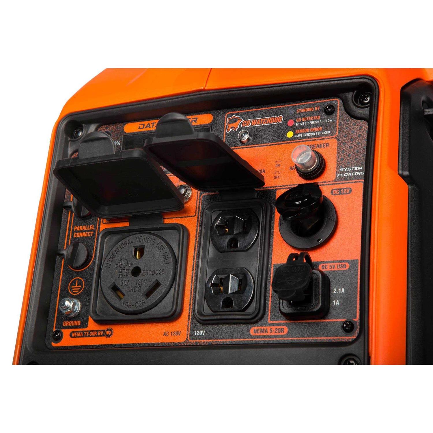 3600-Watt Portable Inverter Generator with Fuel Shut Off I34725