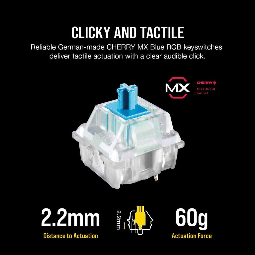 Mechanical Gaming Keyboard Cherry MX Blue G343659