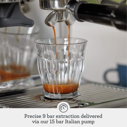 Brushed Stainless Steel Espresso Machine V640