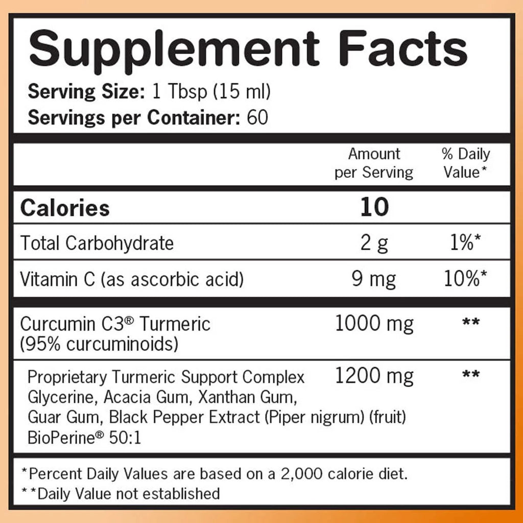 Liquid Turmeric 1,000 mg., 30.4 Ounces O57894