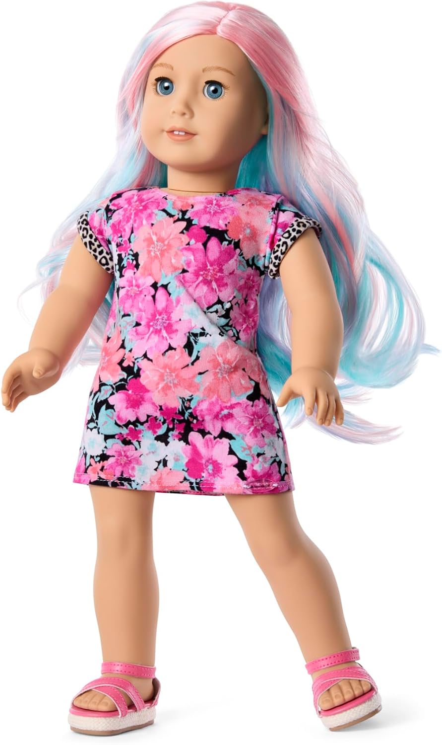 18-inch Doll with Lt Blue Eyes, Multicolor Hair, Lt Skin H9877