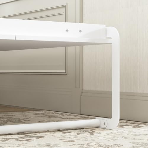 White Queen Size Murphy Wall Bed Cabinet Foldable Platform Bedframe M952141