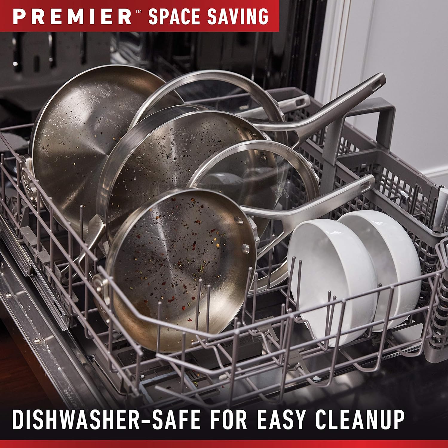 10-Piece Stainless Steel Cookware Set F34483