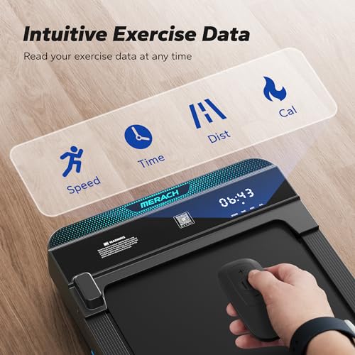 Walking Pad, Under Desk Treadmill, 2 in 1 Quiet Portable Mini Treadmill with Remote Control M132125