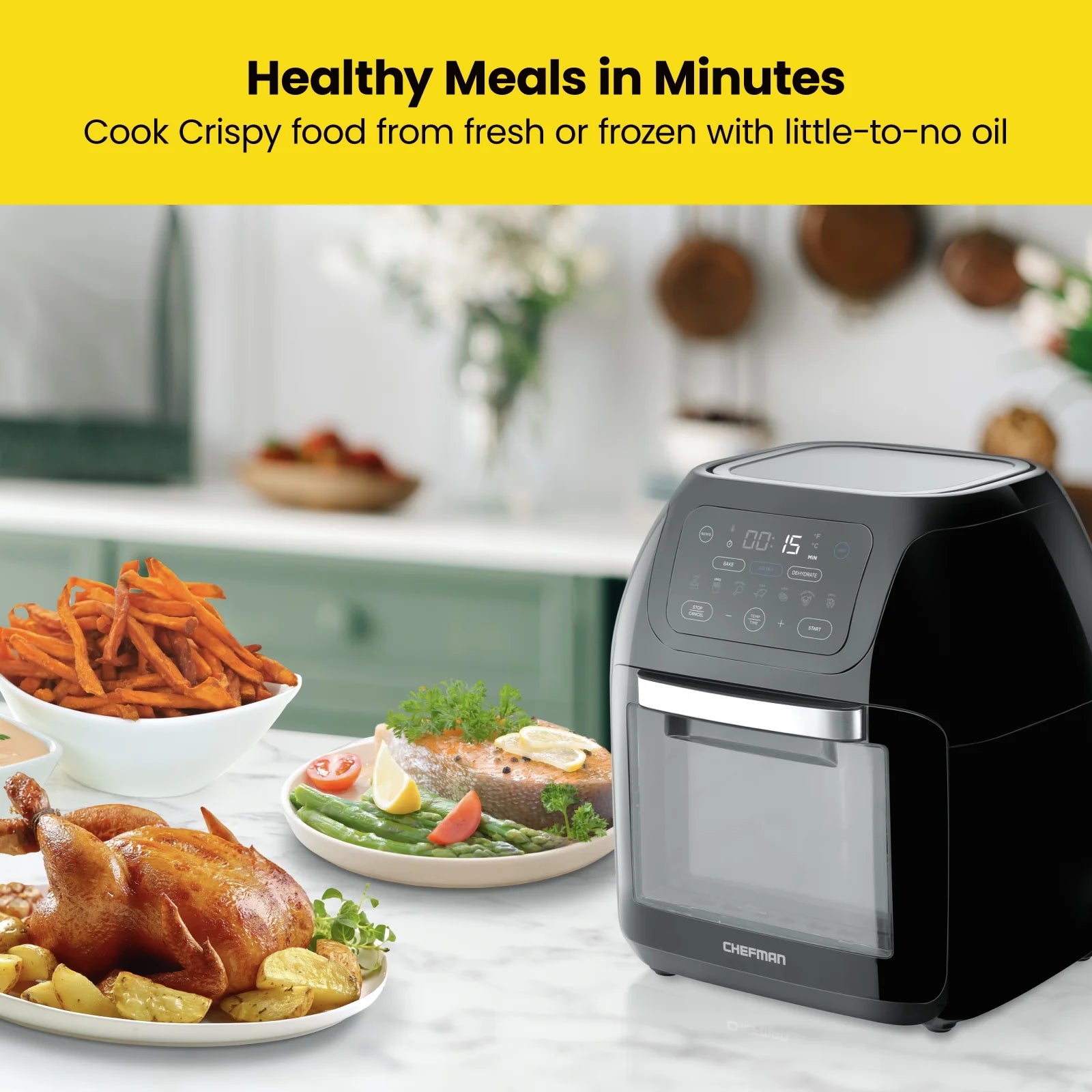 10L Black Digital Air Fryer Oven I212190