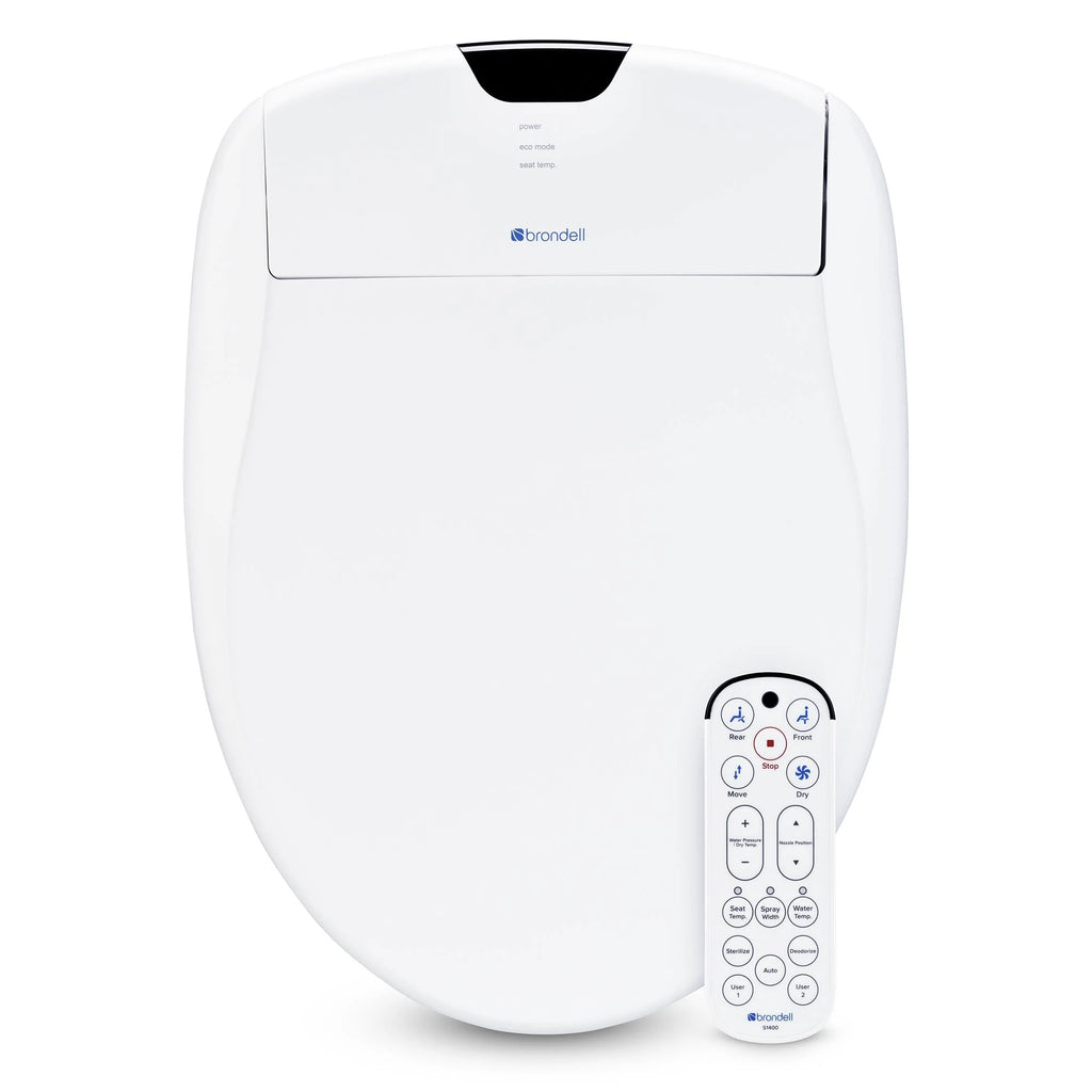 White Elongated Bidet Toilet Seat K75740