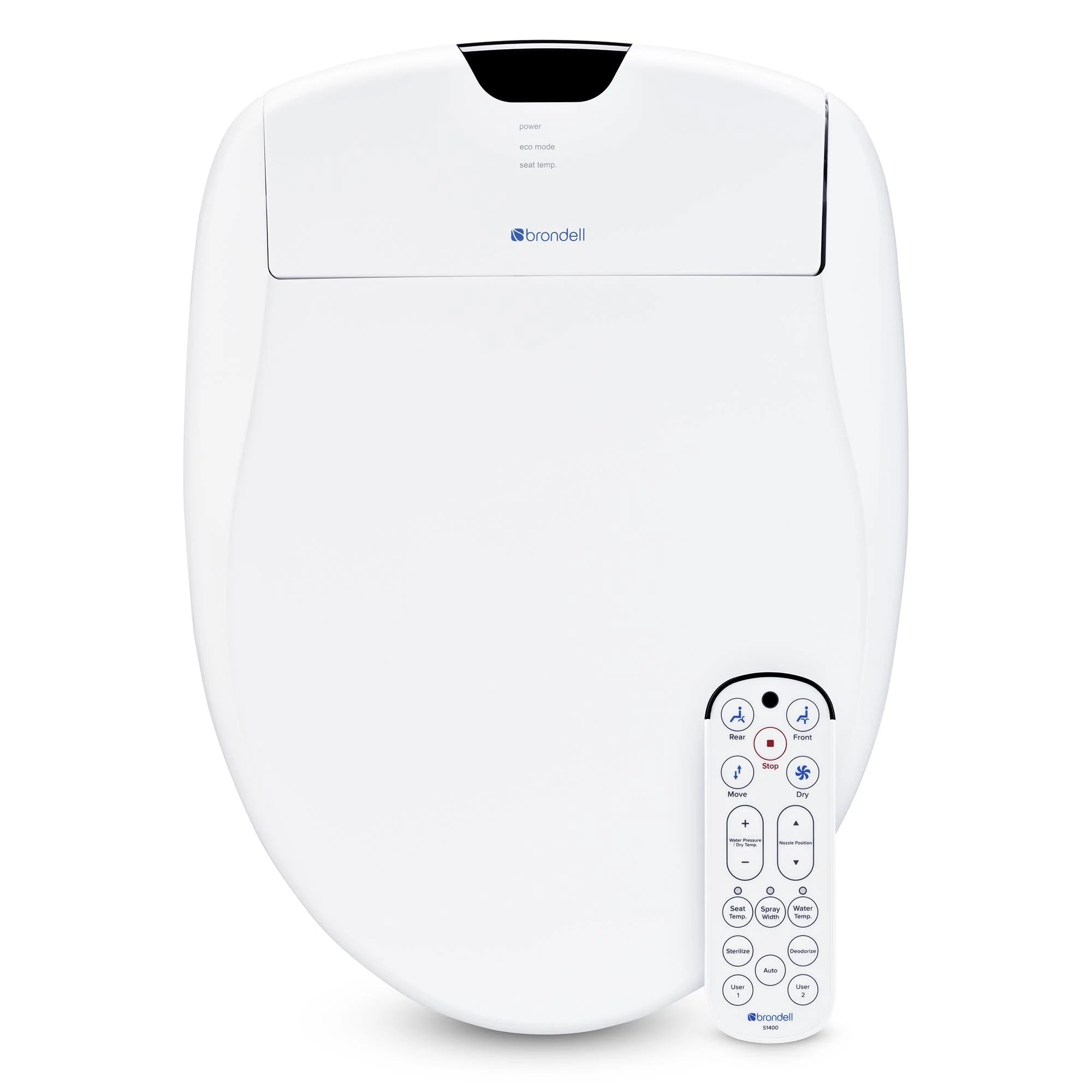 White Elongated Bidet Toilet Seat K75740