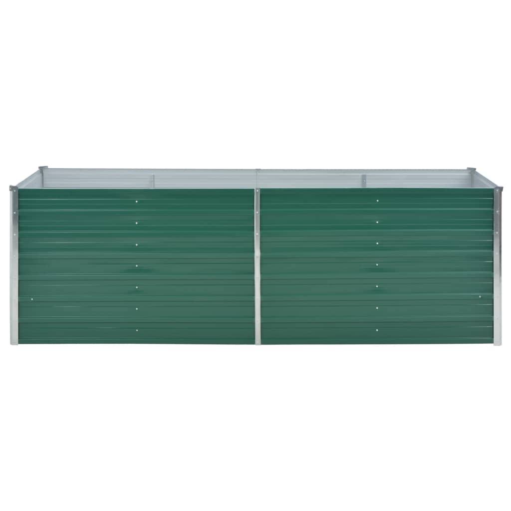 Galvanized Steel Garden Raised Bed Gray A1514