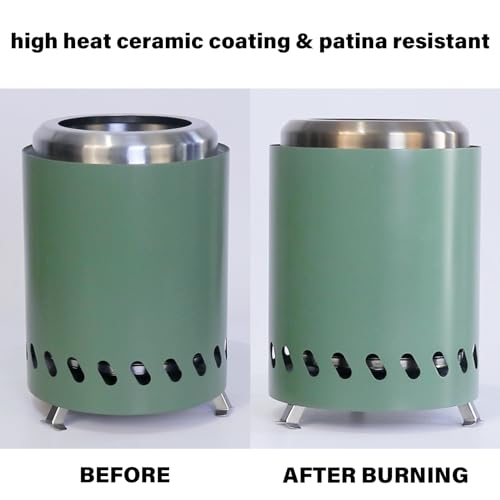 20 inch Stainless Steel Smokeless Fire Pit with Carry Bag V73405