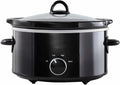 Black 4-Quart Slow Cooker Y447