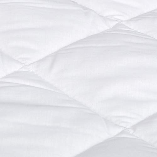 White Twin XL Quilted Mattress Topper Pad A557335