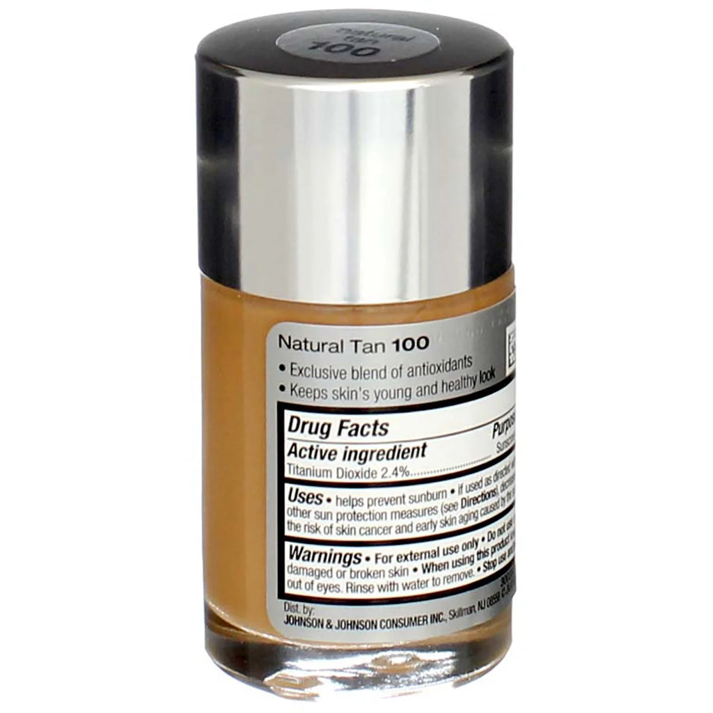 Natural Tan Liquid Makeup SPF 20, 1 oz (Pack of 2) X74627