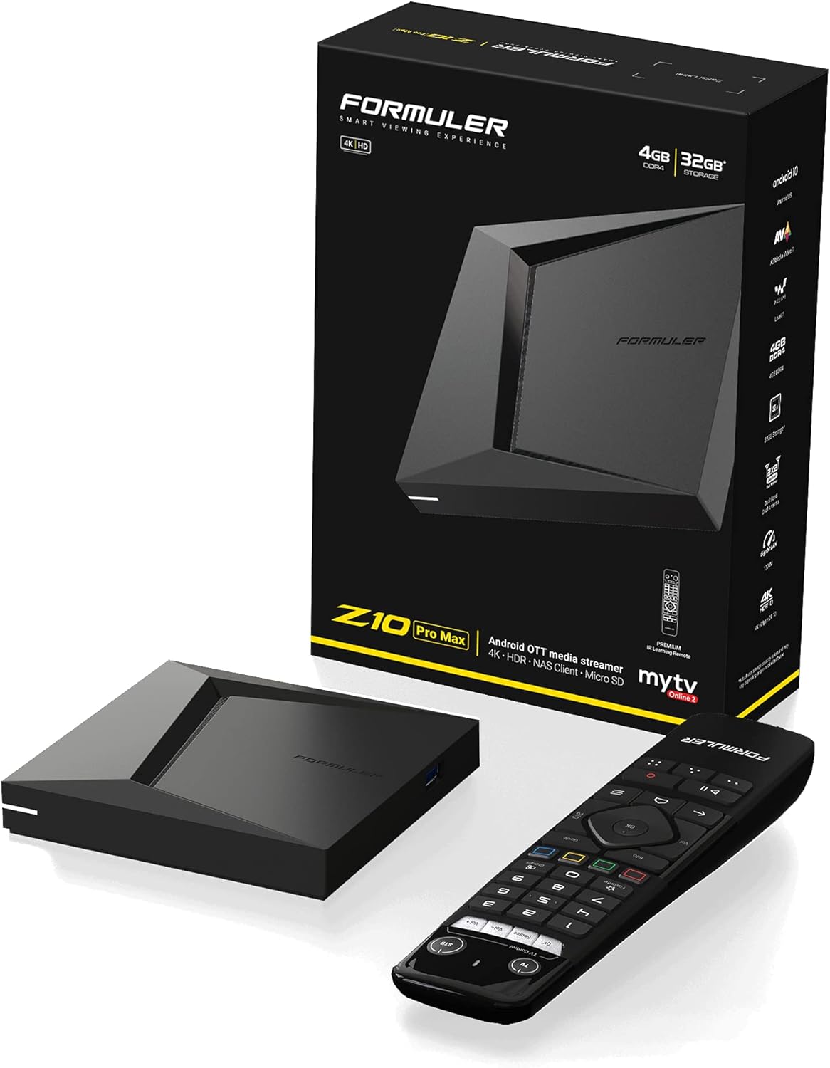Pack of 2 Units Formuler Z10 pro max Q64945