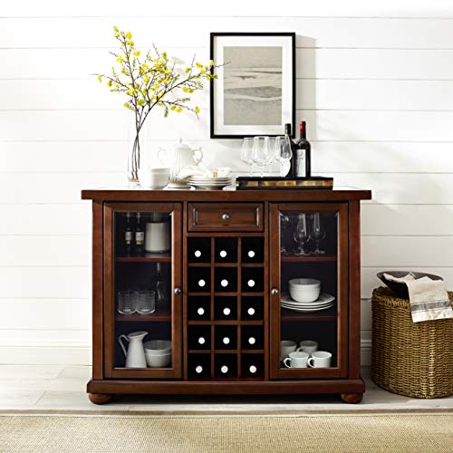Black Sliding Top Bar Cabinet E5606