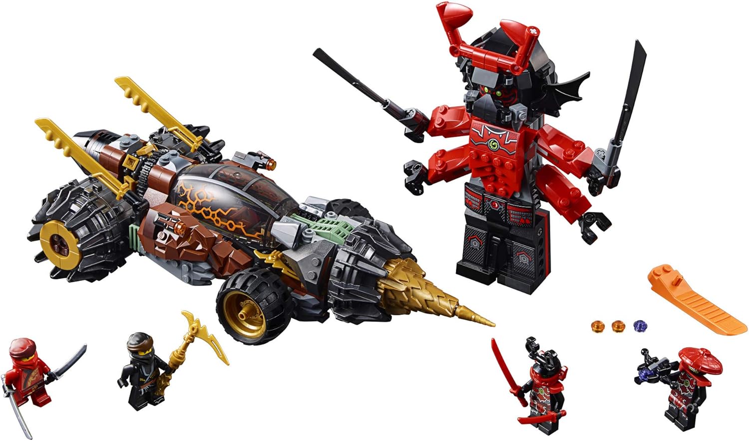 587 Pieces LEGO NINJAGO Building Kit X59835