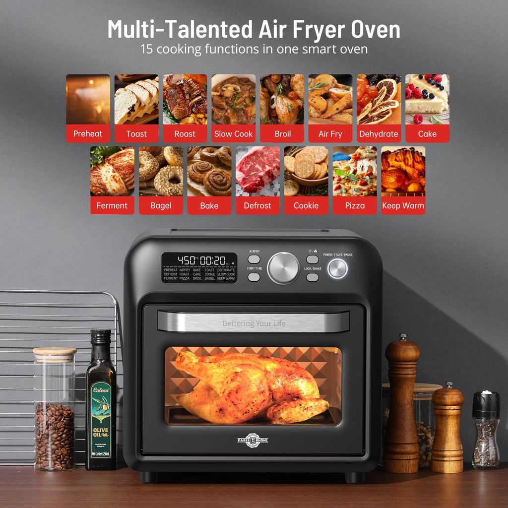 19 QT 15-in-1 Convection Toaster Oven with Child Lock P71612