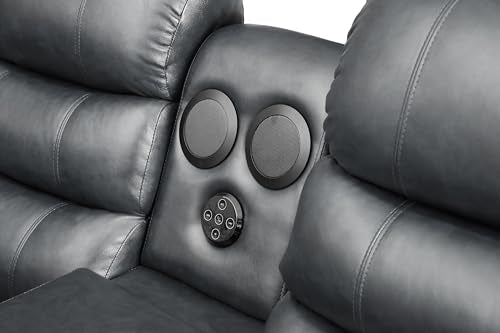 Brown Power Recliner Sectional Sofa K936