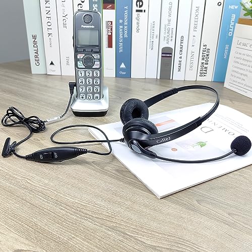 2.5mm Phone Headset with Microphone Noise Cancelling Q352
