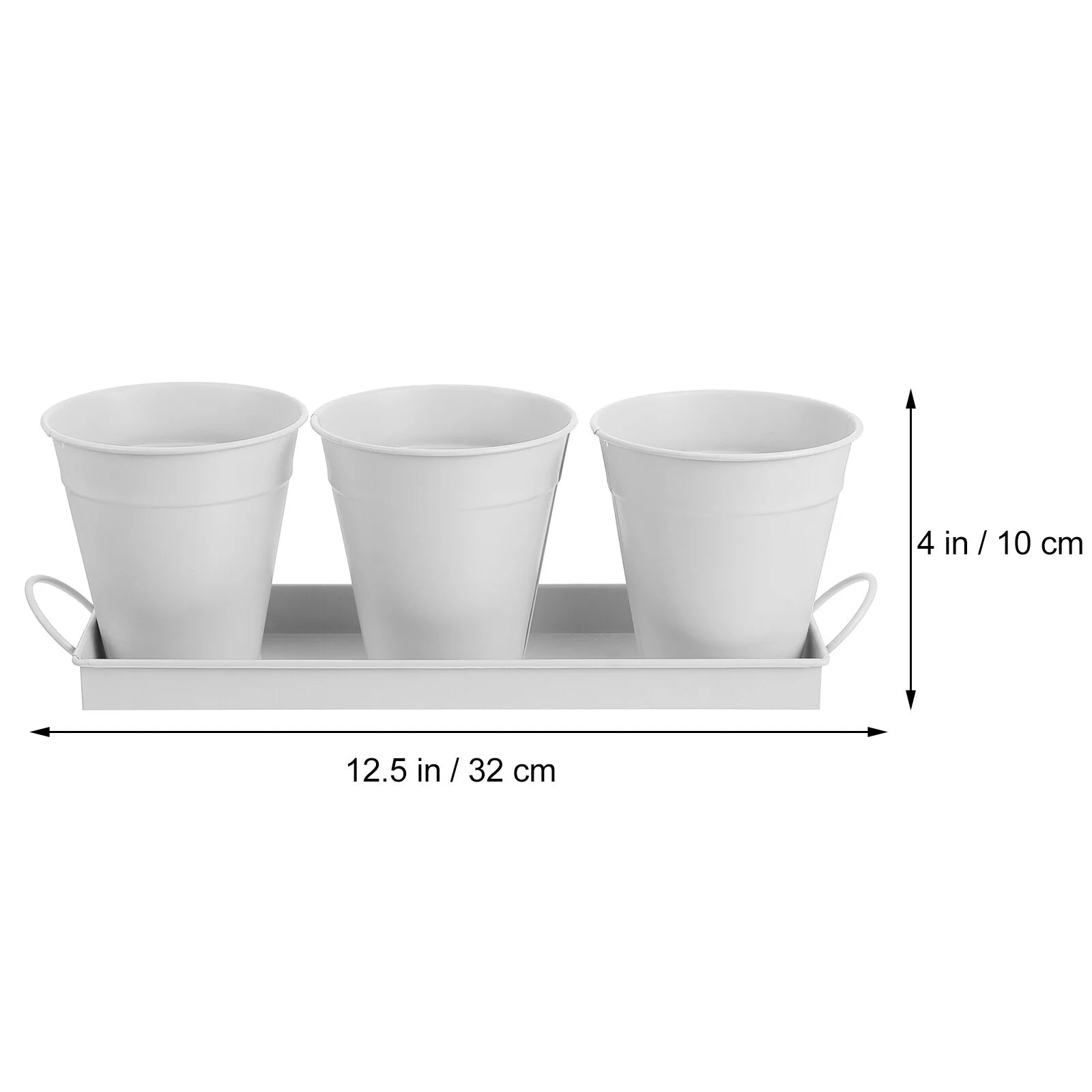 9 pcs Garden Flower Pot with 1pc Tray S905235