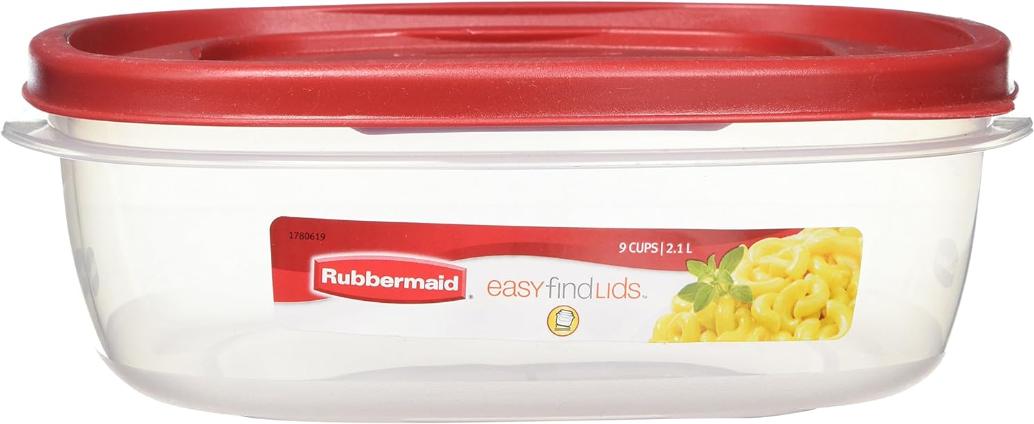 9-Cup Square Food Storage Container (Pack of 4) Y661