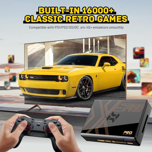 Retro Gaming Console with 16000+ Games, Android 12.0 OS, 8K UHD Output F25283