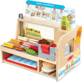 56-Piece Wooden Pretend Play Food Set X3967