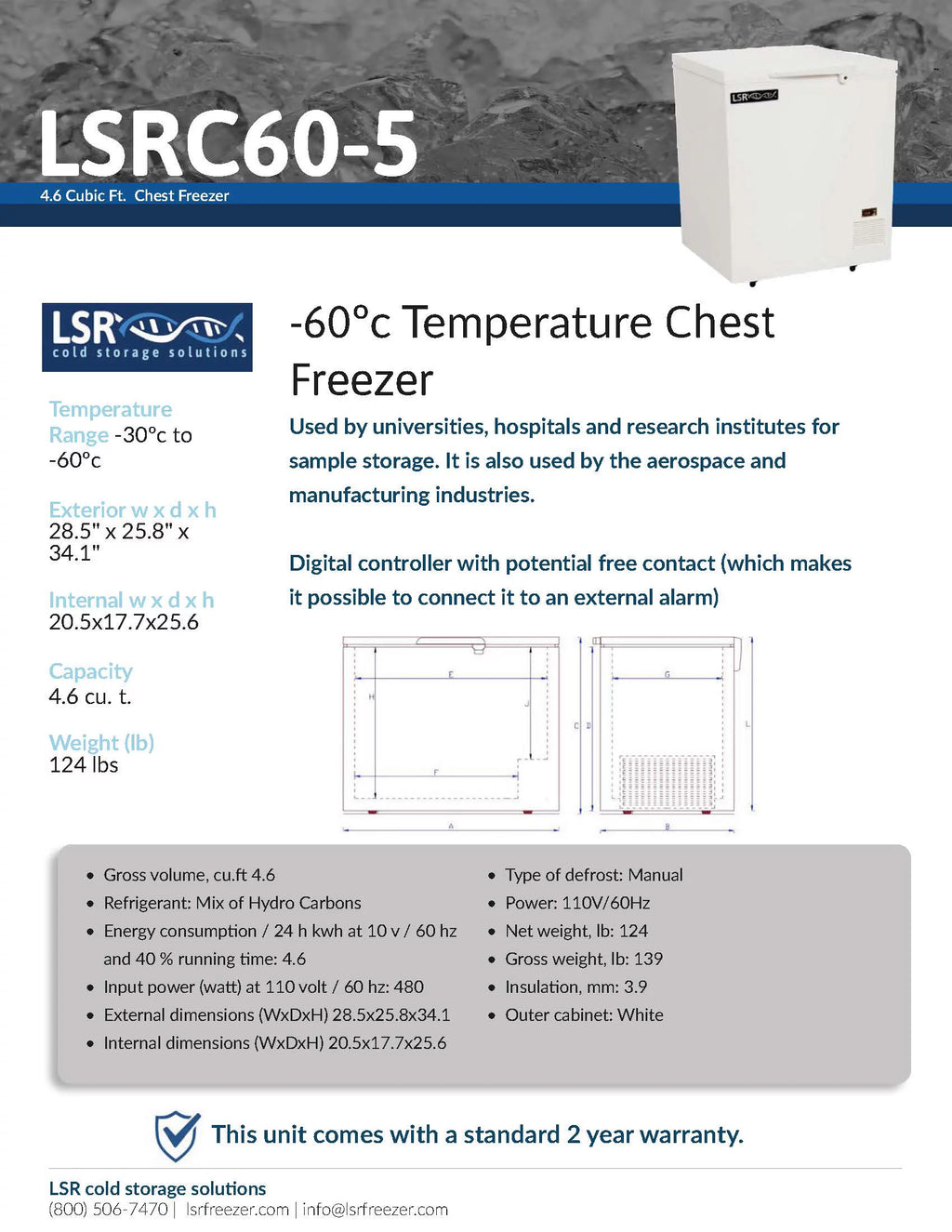 Ultra-Low Chest Freezer P926