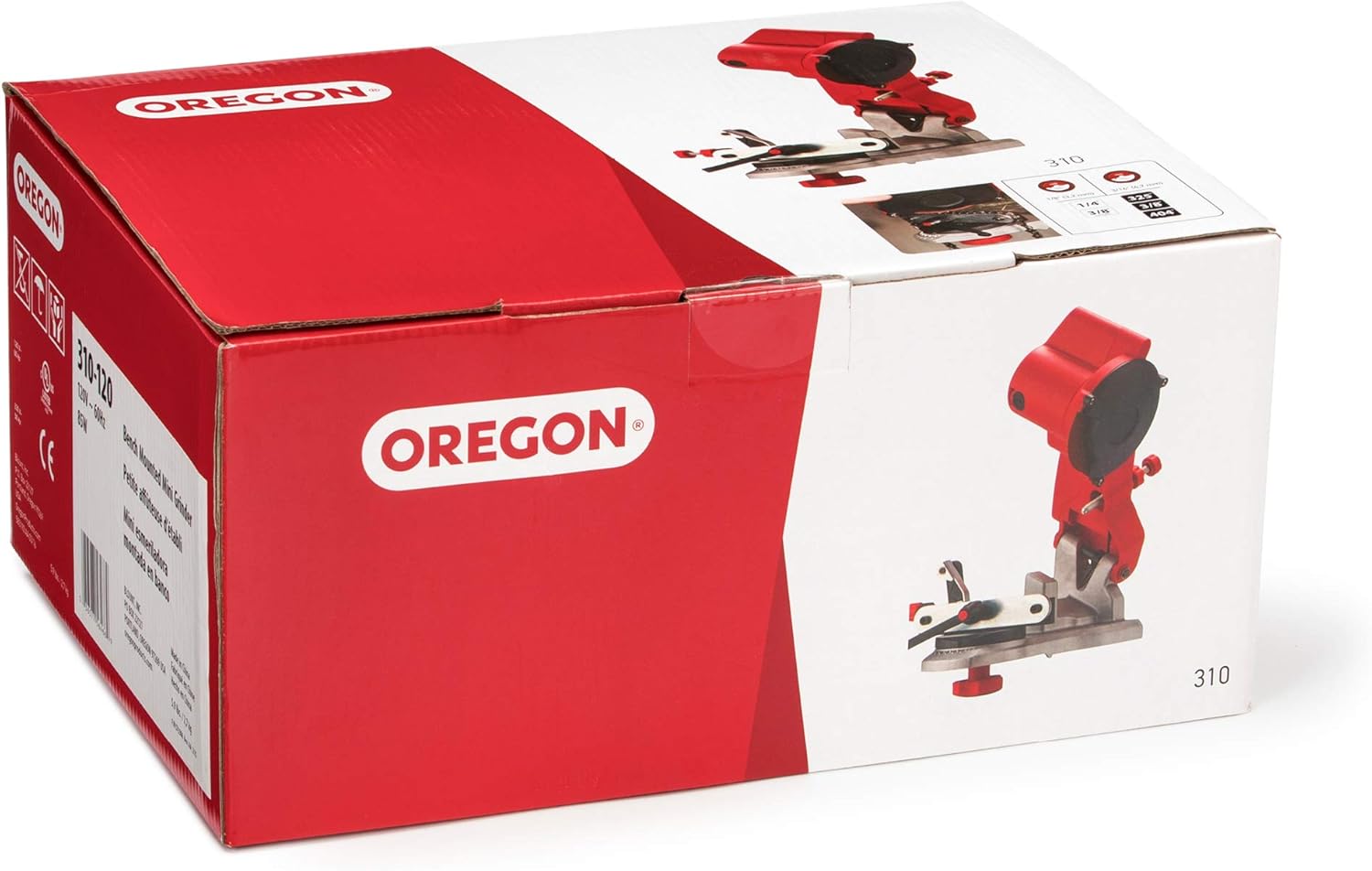 Compact Mini Bench Grinder, Universal Saw Chain Sharpener, Pack of 2 B945040
