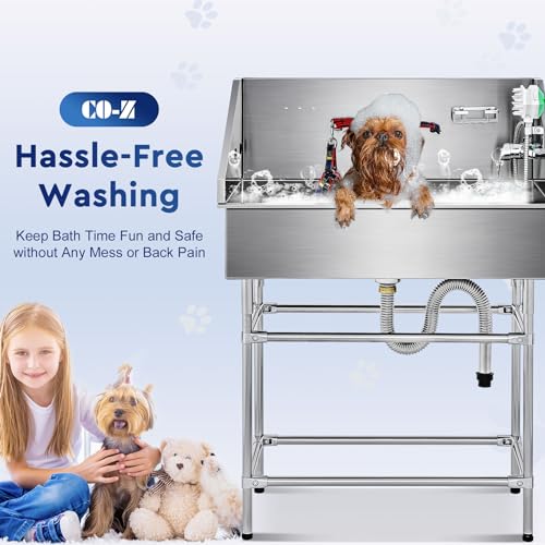 50” Dog Bathing Station with 304 Stainless Steel Tank Q578