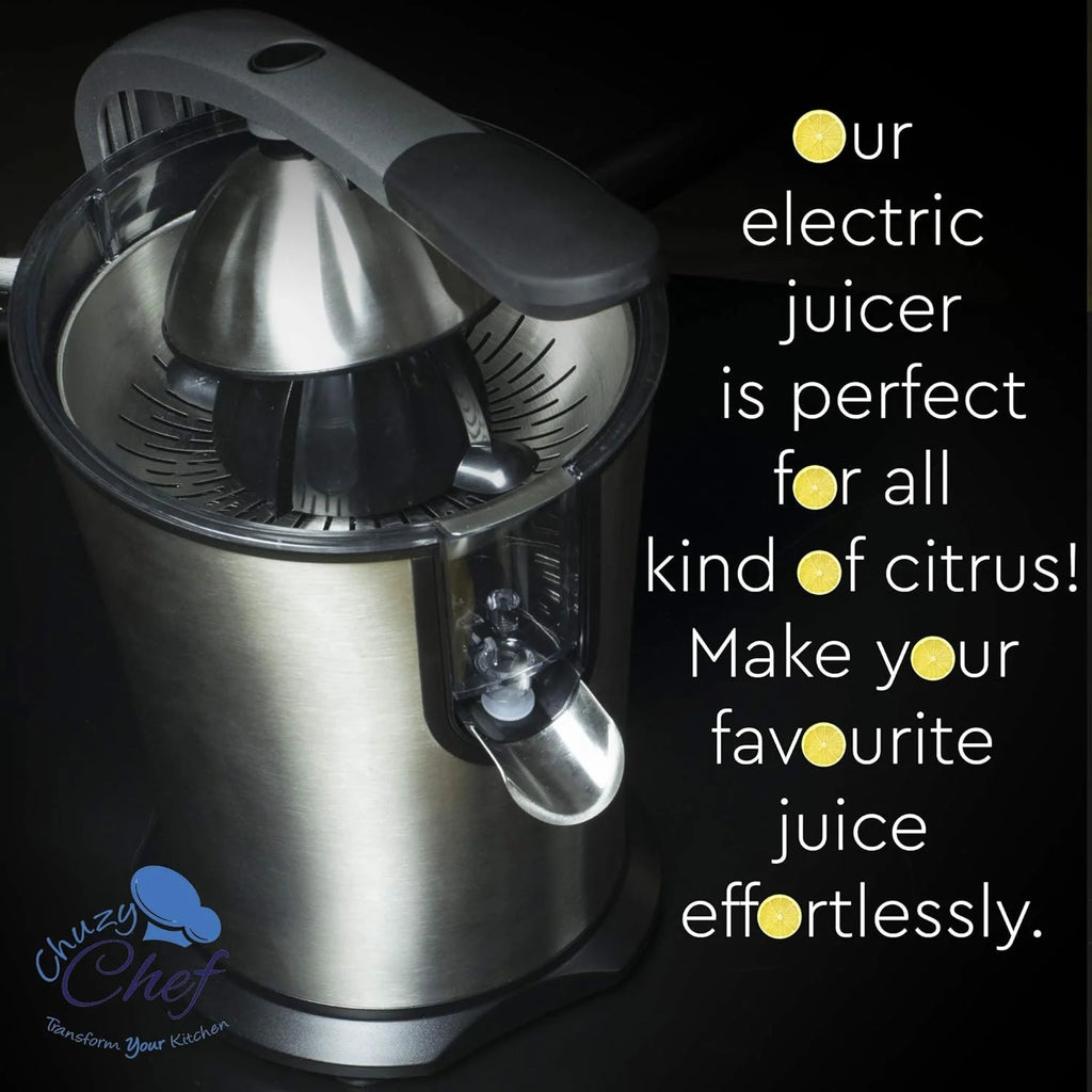 Stainless Steel Electric Citrus Juicer with Anti-Drip Citrus Press 300 Watt Motor I2296