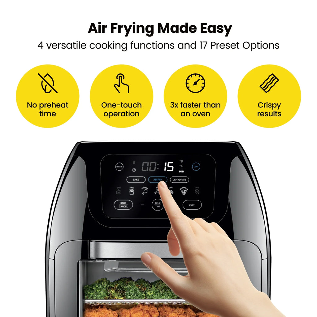 10L Black Digital Air Fryer Oven I212190