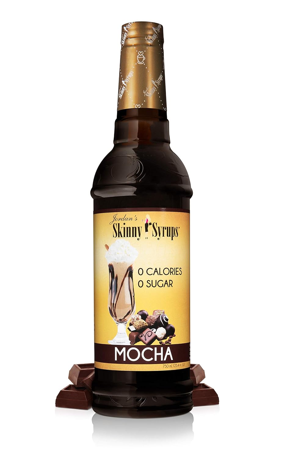 Sugar Free Coffee Syrups, Salted Caramel and Mocha Flavors (2 Pack) F208