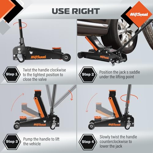 3 Ton Heavy Duty Hydraulic Floor Jack A558932