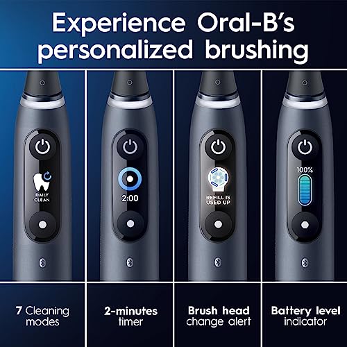 Black Onyx Electric Toothbrush with 3 Replacement Brush Heads W145829