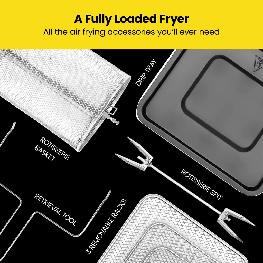 10L Black Digital Air Fryer Oven I212190