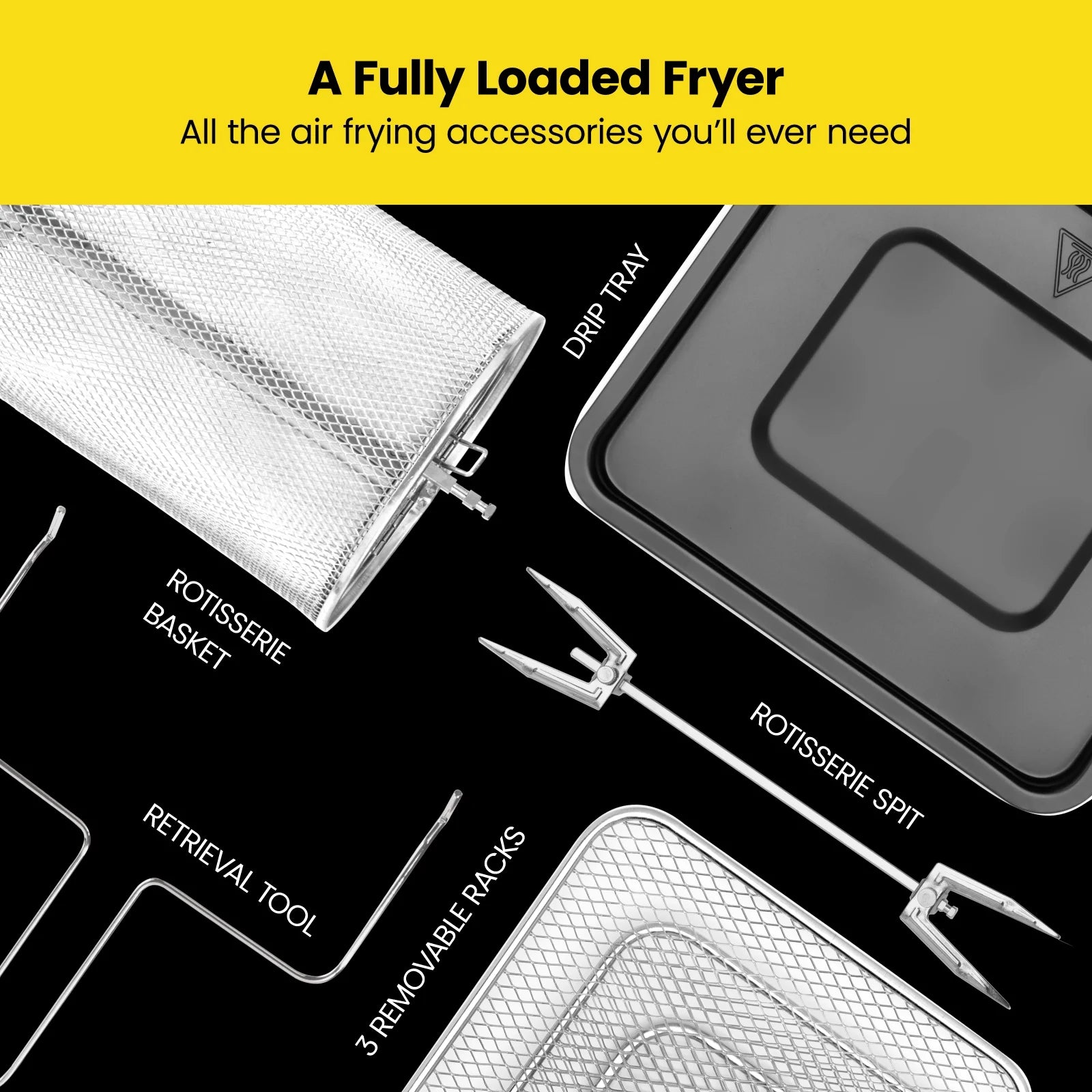 10L Black Digital Air Fryer Oven I212190