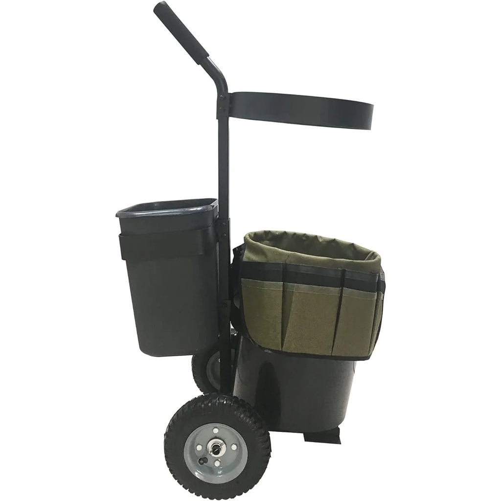 Heavy Duty Rolling Garden Trolley with 5 Gallon Bucket Bag V236783