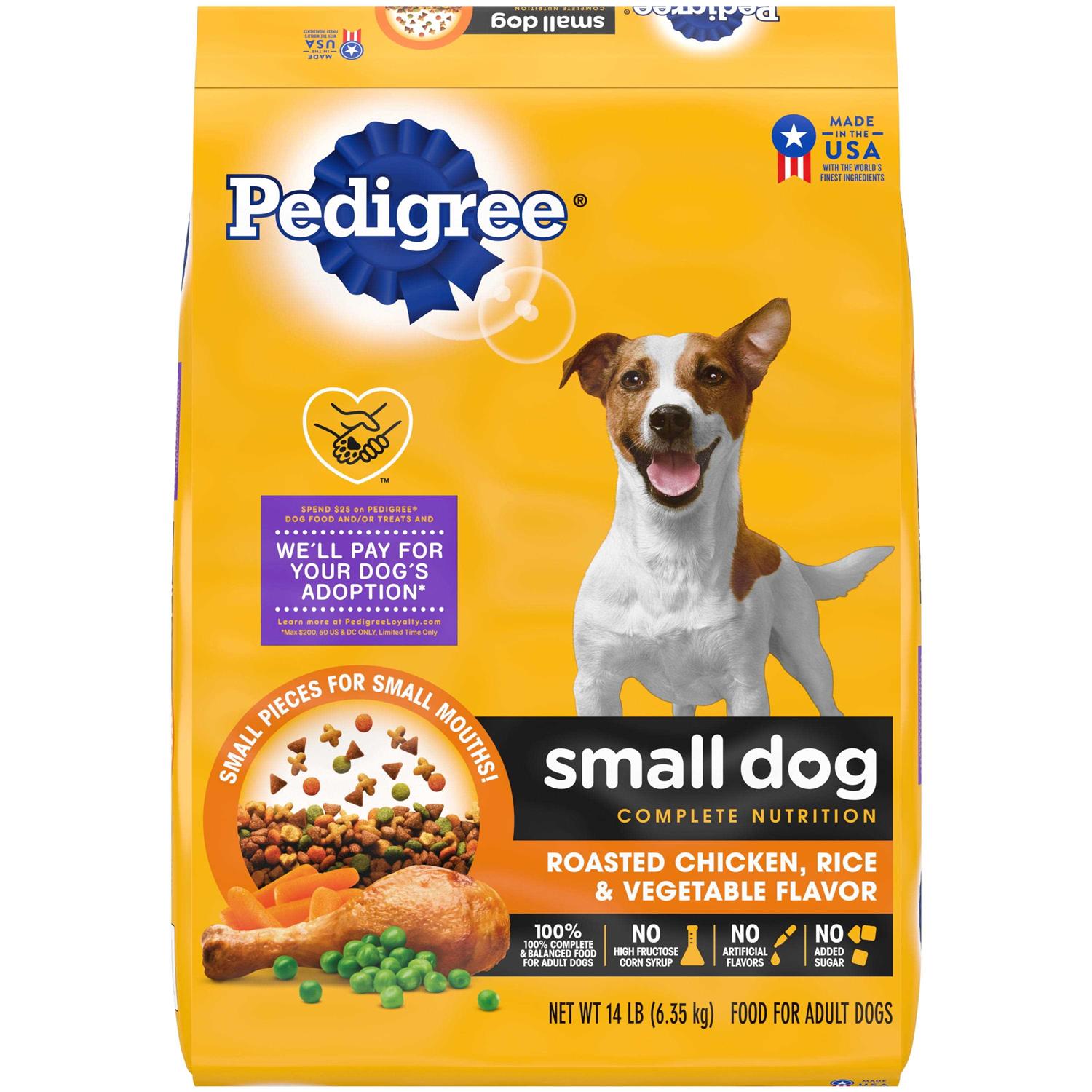 Roasted Chicken Rice & Vegetable Flavor Small Dog Adult Dry Dog Food X4286