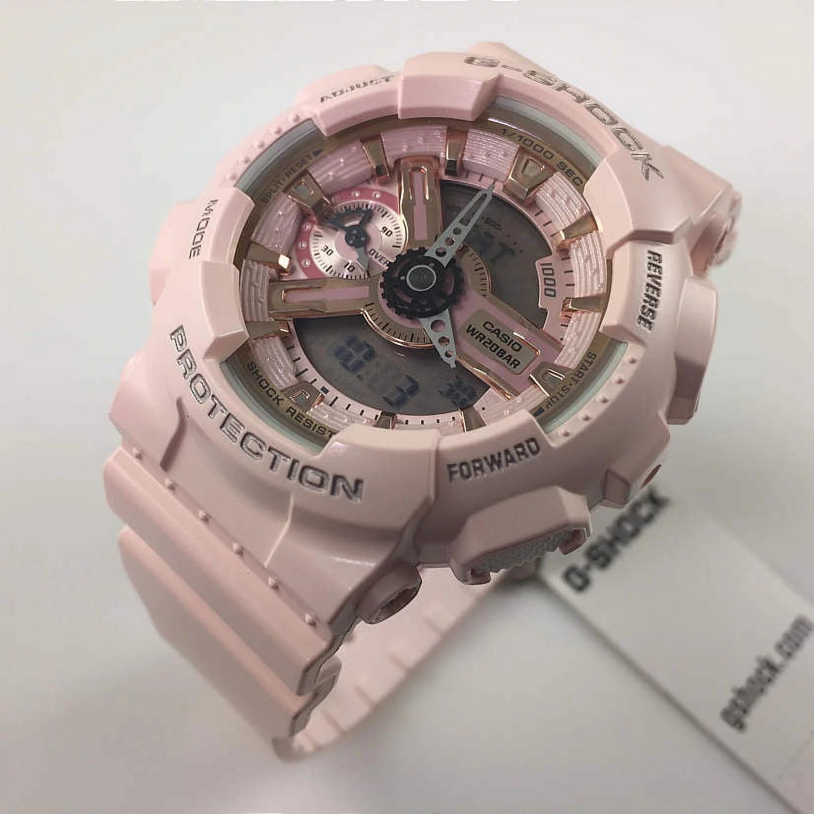Pink Analog Digital Watch S7466