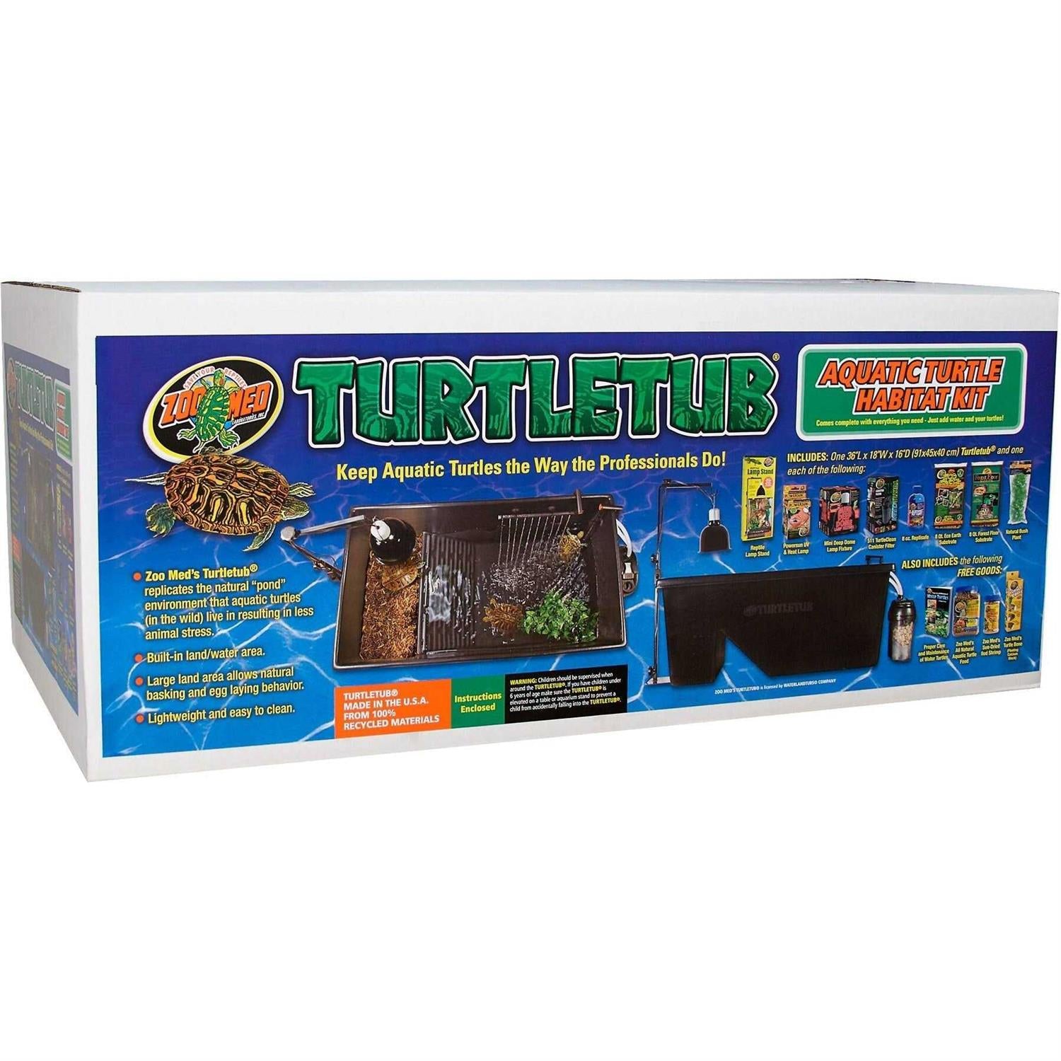 Aquatic Turtle Tub Kit Z1057