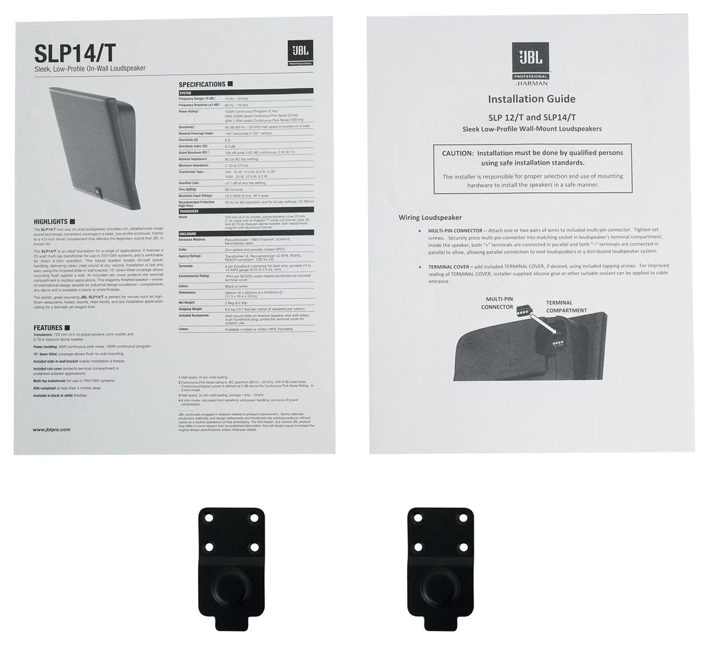 Sleek Low-Profile On Wall Mount 4" 70v Commercial Speakers A673
