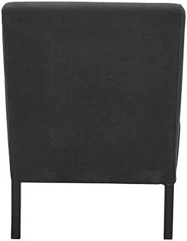 Light Gray Slipper Accent Chair J727393
