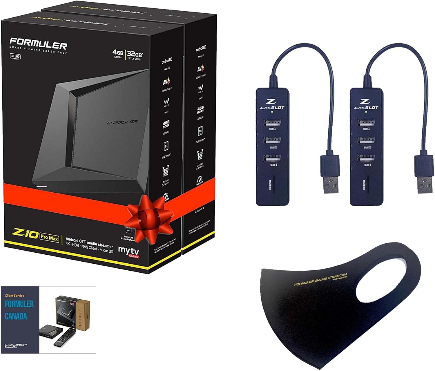 Pack of 2 Units Formuler Z10 pro max Q64945